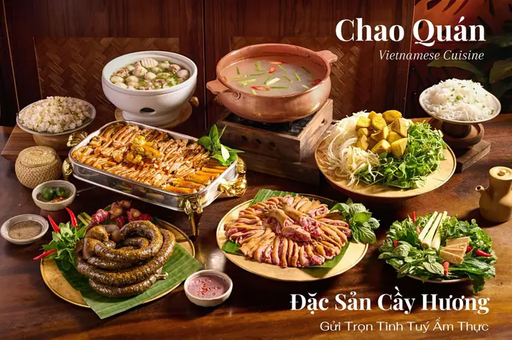 Chao Quán không phải là một địa chỉ xa lạ với những tín đồ ẩm thực Hà thành. Nơi đây có vô vàn những món ăn ngon khiến cho các thực khách say lòng. Trong đó, lẩu cầy hương là một trong những món nhất định phải thưởng thức một lần. Chao Quán không phải là một địa chỉ xa lạ với những tín đồ ẩm thực Hà thành. Nơi đây có vô vàn những món ăn ngon khiến cho các thực khách say lòng. Trong đó, lẩu cầy hương là một trong những món nhất định phải thưởng thức một lần.