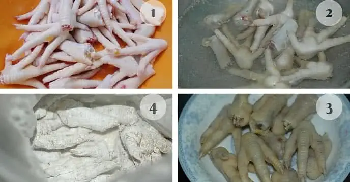 Cách làm chân gà rang muối