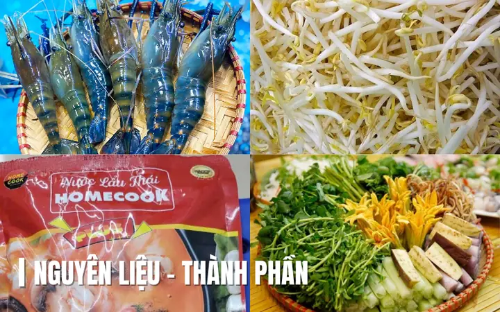 1. Nguyên Liệu (Cho 4-5 người)