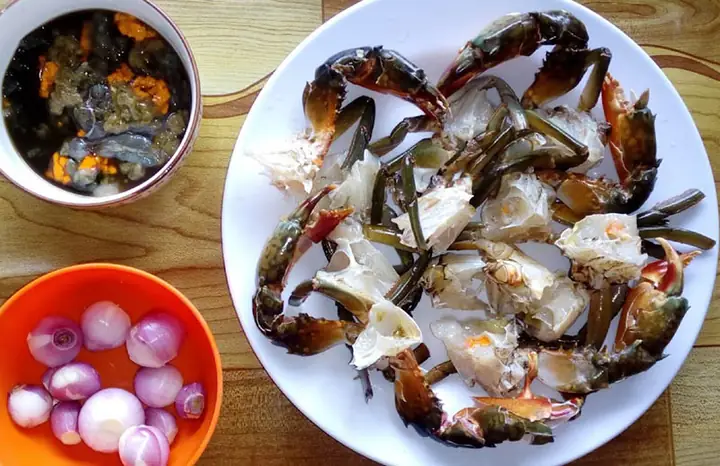 Bước 1 Sơ Chế Cua