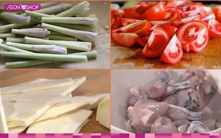 Bước 2: Sơ chế nguyên liệu khác