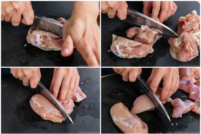 Bước 1. Sơ Chế Thịt Gà