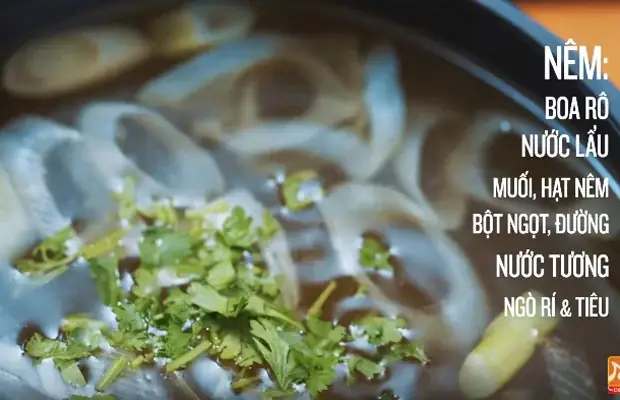 Bước 4: Hoàn thành nước dùng lẩu Bước 4: Hoàn thành nước dùng lẩu