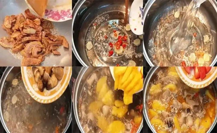 Bước 4: Nấu Lẩu Bước 4: Nấu Lẩu