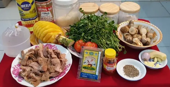 Các nguyên liệu cần thiết