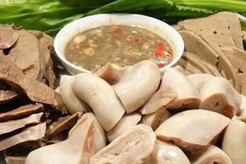 Món Lòng Dê Luộc Gừng