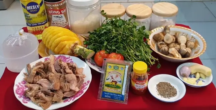 Các nguyên liệu cần thiết