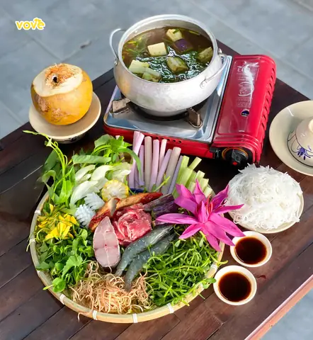 Rau ăn kèm – Phần hồn của nồi lẩu mắm Rau ăn kèm – Phần hồn của nồi lẩu mắm