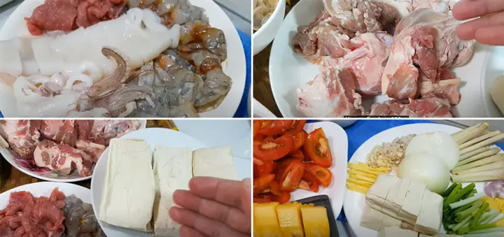 2. Chi Tiết Cách Nấu Lẩu Tôm Mực 2. Chi Tiết Cách Nấu Lẩu Tôm Mực