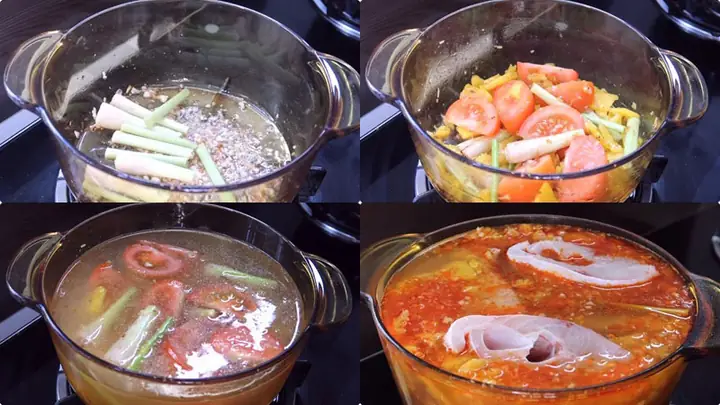 Bước 3Nấu lẩu