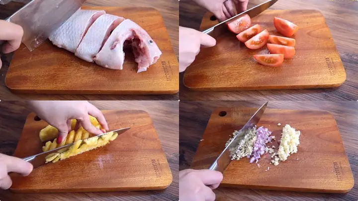 Bước 1Sơ chế nguyên liệu