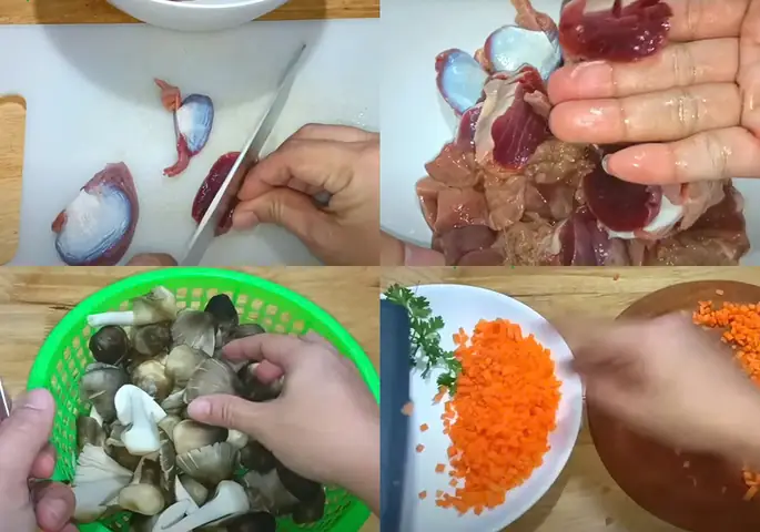 Sơ chế nguyên liệu Sơ chế nguyên liệu