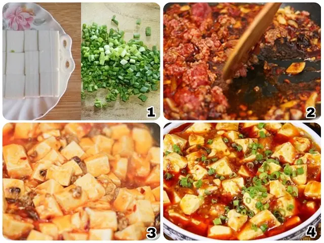 Đậu hũ sốt tứ xuyên Đậu hũ sốt tứ xuyên