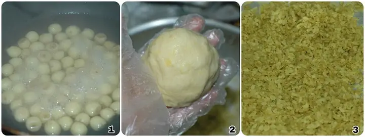 Xôi cốm hạt sen dừa Xôi cốm hạt sen dừa