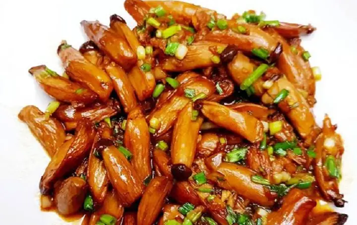 Nấm đùi gà sốt bơ Nấm đùi gà sốt bơ