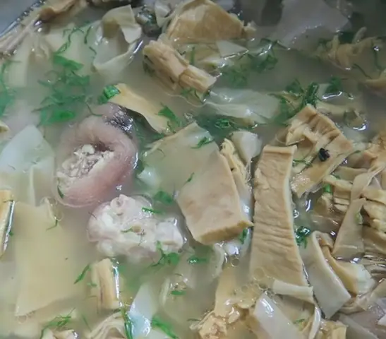 Cách Nấu Măng Khô Xương, Giò Heo Cách Nấu Măng Khô Xương, Giò Heo