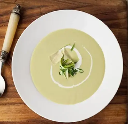 8. Cháo Măng Tây Bí Đỏ