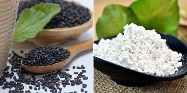 Nguyên liệu nấu chè mè đen Nguyên liệu nấu chè mè đen