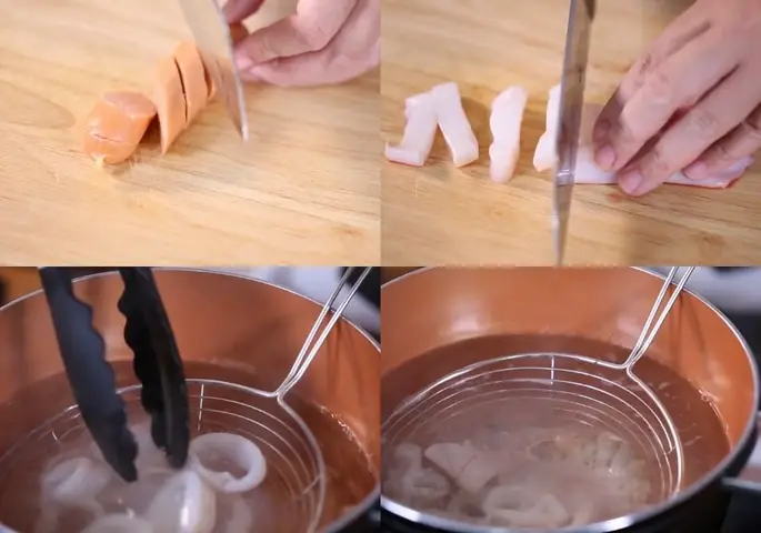 Sơ Chế Hải Sản Và Rau Củ