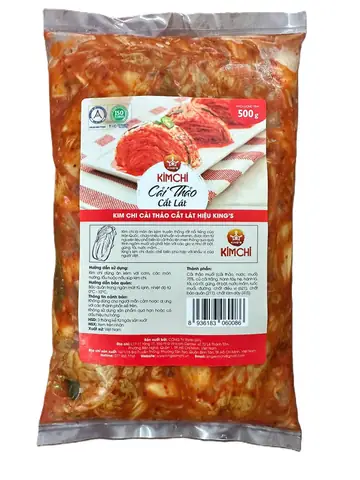 Kim Chi Cải Thảo Cắt Lát King's 500g Kim Chi Cải Thảo Cắt Lát King's 500g
