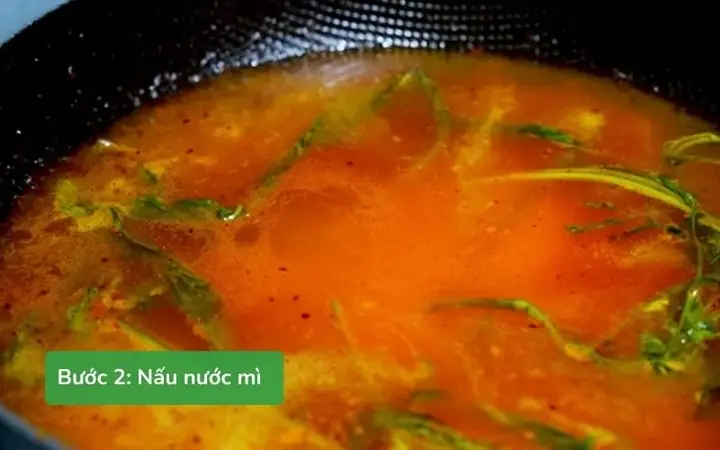 Công thức nấu mì cay hải sản Công thức nấu mì cay hải sản