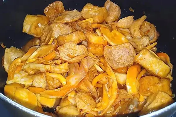 Xào nguyên liệu Xào nguyên liệu