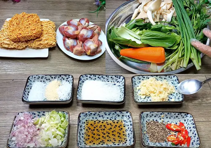 Nguyên liệu và dụng cụ cần chuẩn bị