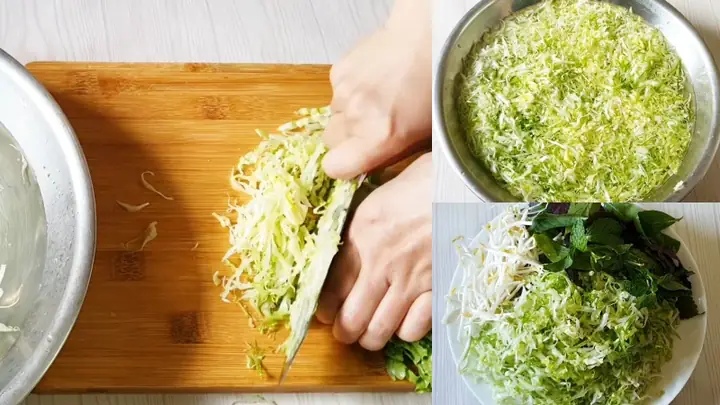 Bước 2Sơ chế rau ăn kèm