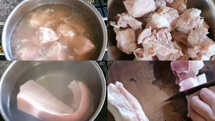 Bước 1Sơ chế nguyên liệu