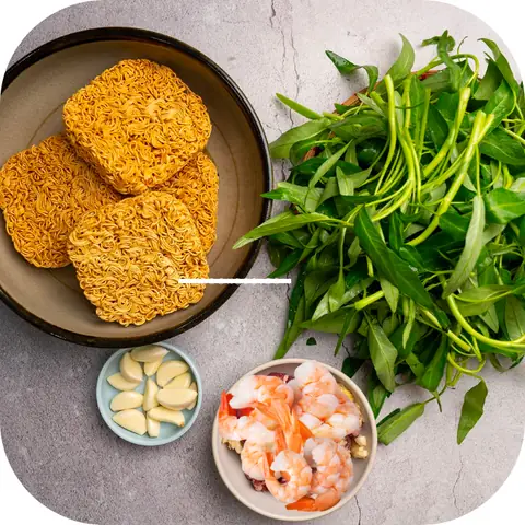 Cách Nấu Mì Tôm Rau Muống Ngon Và Không Bị Ngán?