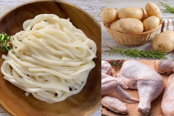 2Mì udon cho bé với thịt gà