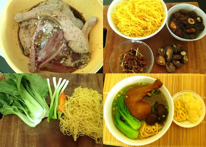 Nguyên Liệu Nấu Mì Vịt Tiềm