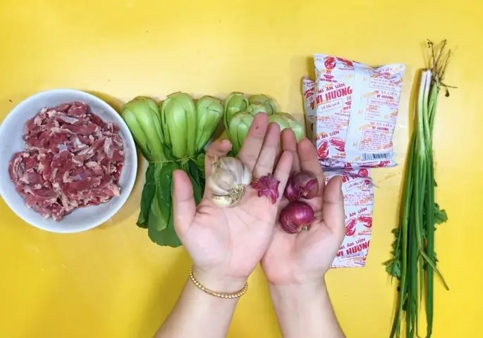 Chuẩn Bị Nguyên Liệu