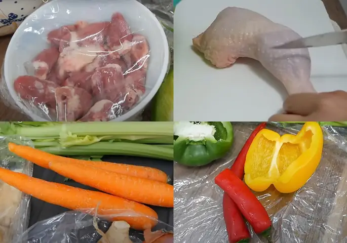 Chuẩn bị nguyên liệu và dụng cụ