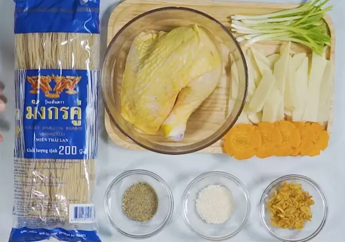 Chuẩn bị nguyên liệu