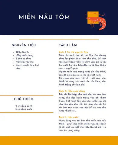 cách nấu miến tôm hải phòng