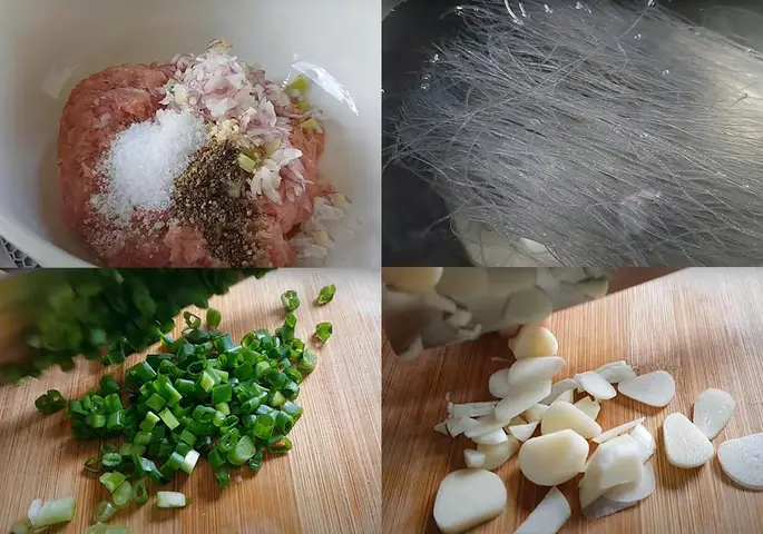 Sơ chế các nguyên liệu