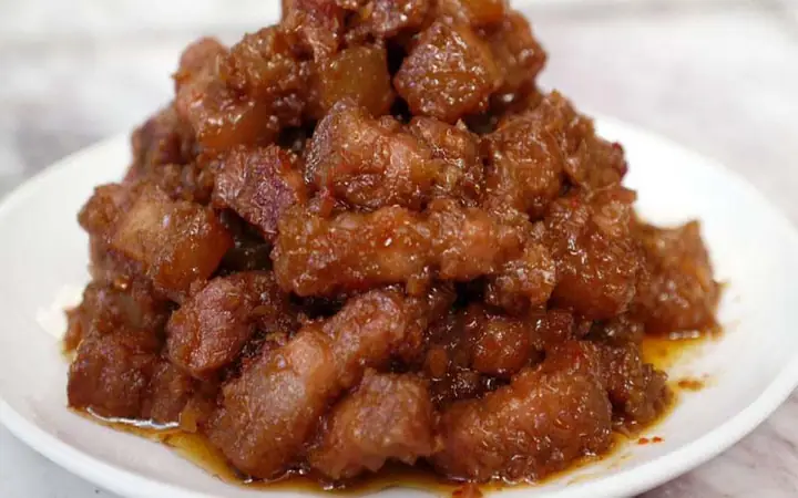 Món kho từ thịt heo Món kho từ thịt heo
