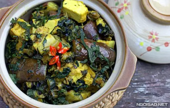 Trổ Tài Làm Ốc Bung Cà Tím Thơm Nức Trổ Tài Làm Ốc Bung Cà Tím Thơm Nức