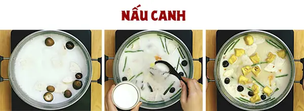 Bước 2. Nấu Canh