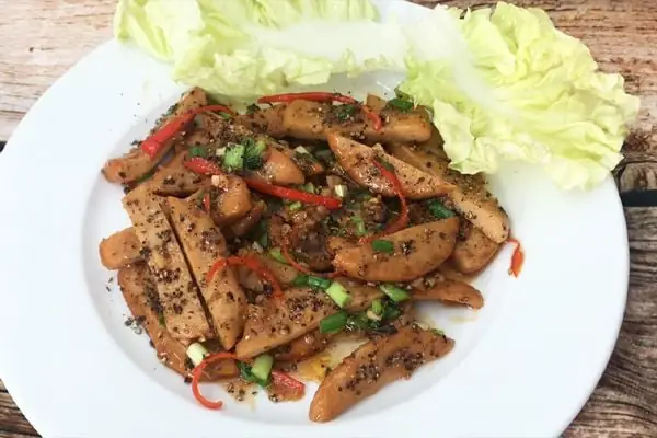 Chả cá kho tiêu