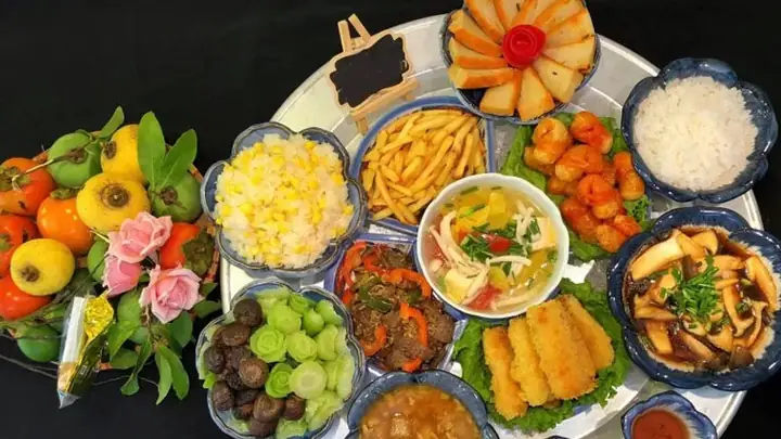 Mâm Cơm Chay Cúng Rằm Tháng 7 Số 8 Mâm Cơm Chay Cúng Rằm Tháng 7 Số 8