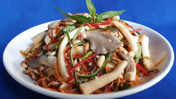 Gỏi Nấm Chanh Dây Gỏi Nấm Chanh Dây