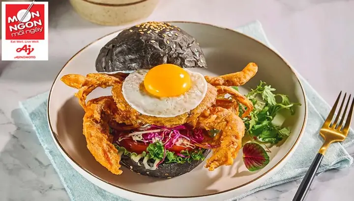 3. Burger Cua Lột