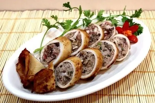 Cách Nấu Món Mực Nhồi Thịt Chiên