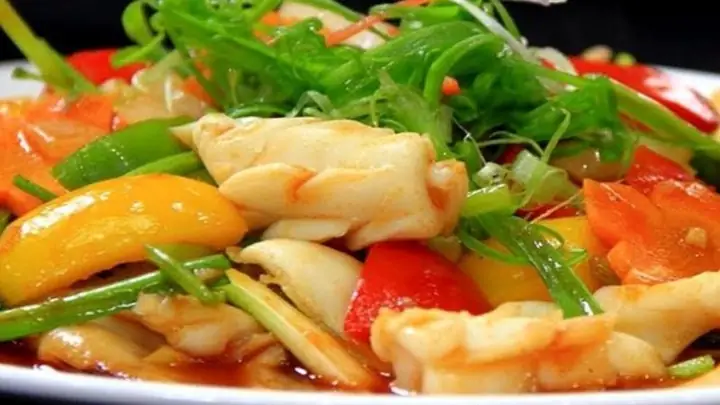 1. Mực Xào Chua Ngọt 1. Mực Xào Chua Ngọt