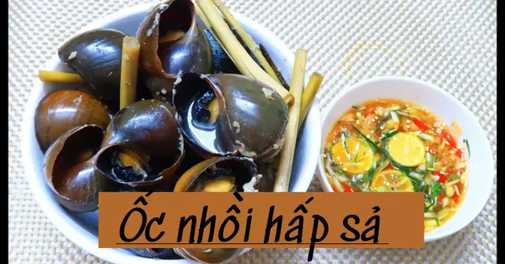 Nguyên Liệu Món Ốc Nhồi Hấp Sả