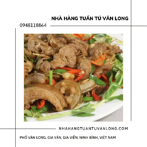 Giới Thiệu Bê Xào Sả Ớt Đầm Vân Long Ninh Bình