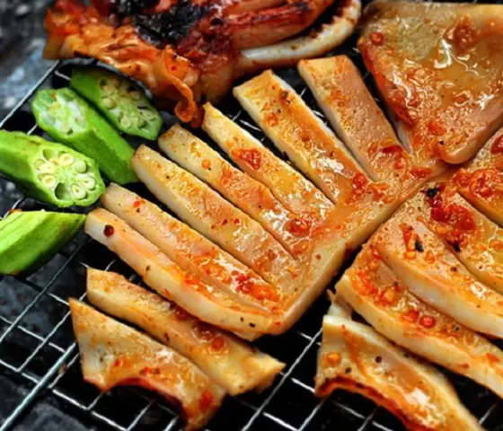 Mực 1 nắng nướng sữa đặc ông thọ Mực 1 nắng nướng sữa đặc ông thọ