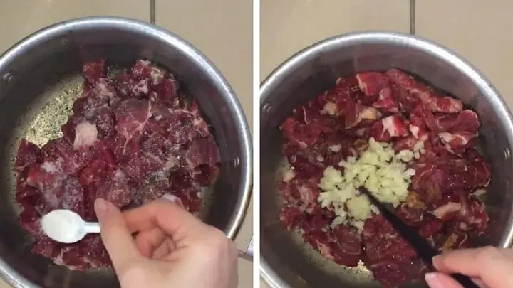 Bước 2ướp Nạm Bò